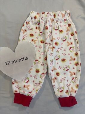 Baby Bell - 12M Festive Holiday Pajama Pants